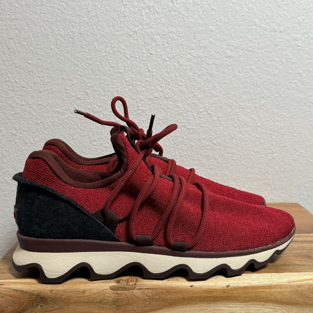 Sorel Red and Black Women's Sneakers